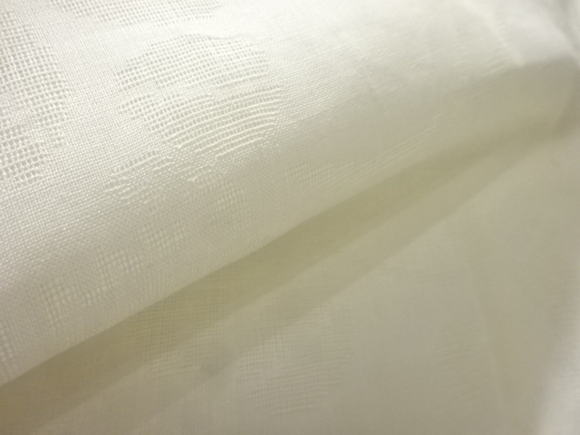  アンティーク　透かし織萩模様夏用長襦袢